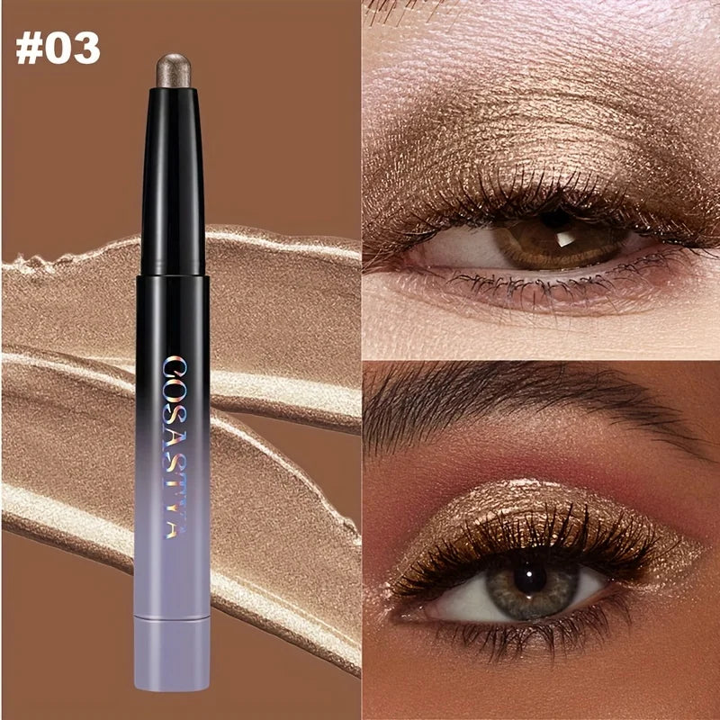 3-in-1 Cream Eyeshadow & Eyeliner Pen – Metallic Brown Shimmer