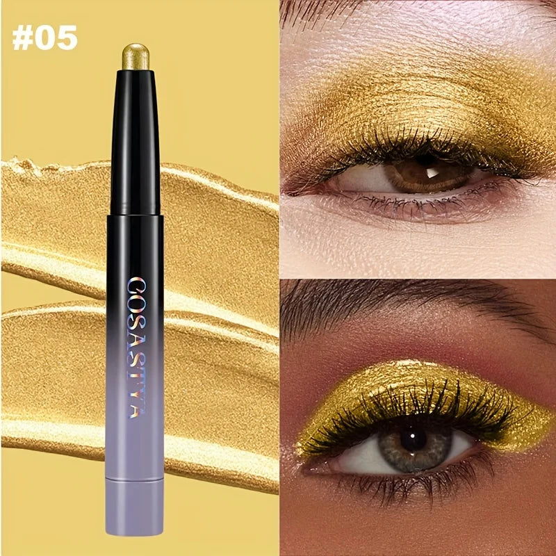 3-in-1 Cream Eyeshadow & Eyeliner Pen – Metallic Brown Shimmer