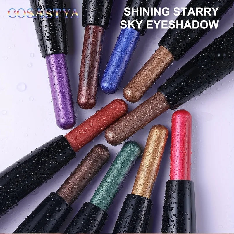3-in-1 Cream Eyeshadow & Eyeliner Pen – Metallic Brown Shimmer