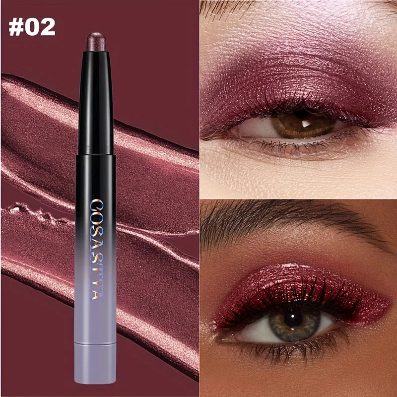 3-in-1 Cream Eyeshadow & Eyeliner Pen – Metallic Brown Shimmer