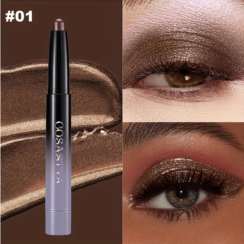 3-in-1 Cream Eyeshadow & Eyeliner Pen – Metallic Brown Shimmer